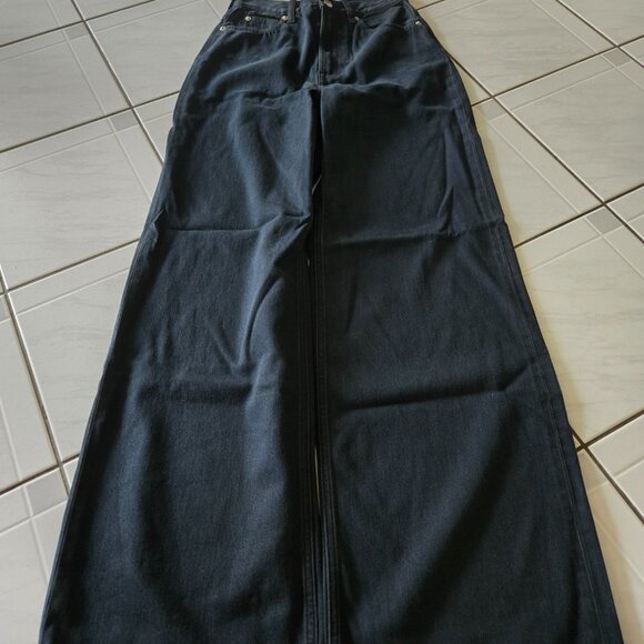 Everlane The OG Baggy Jean Ink Wash Dark Blue 23 - Picture 3 of 5